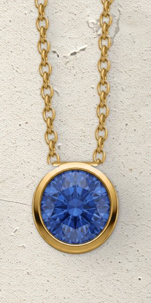 Corund One Stone, 18K Vermeil