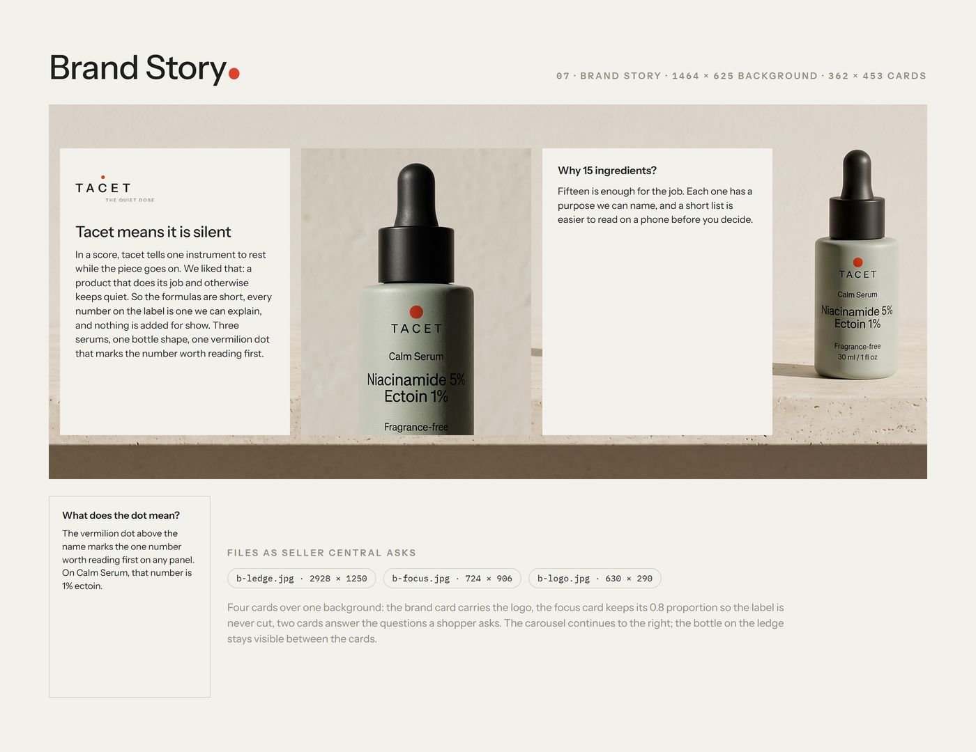 Chapter 07, Brand Story: background, logo card, two questions